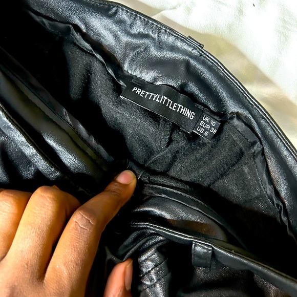 Women pleather pants. Similar to pants in the model. - Picture 1 of 3